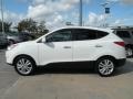 2010 Cotton White Hyundai Tucson Limited  photo #6