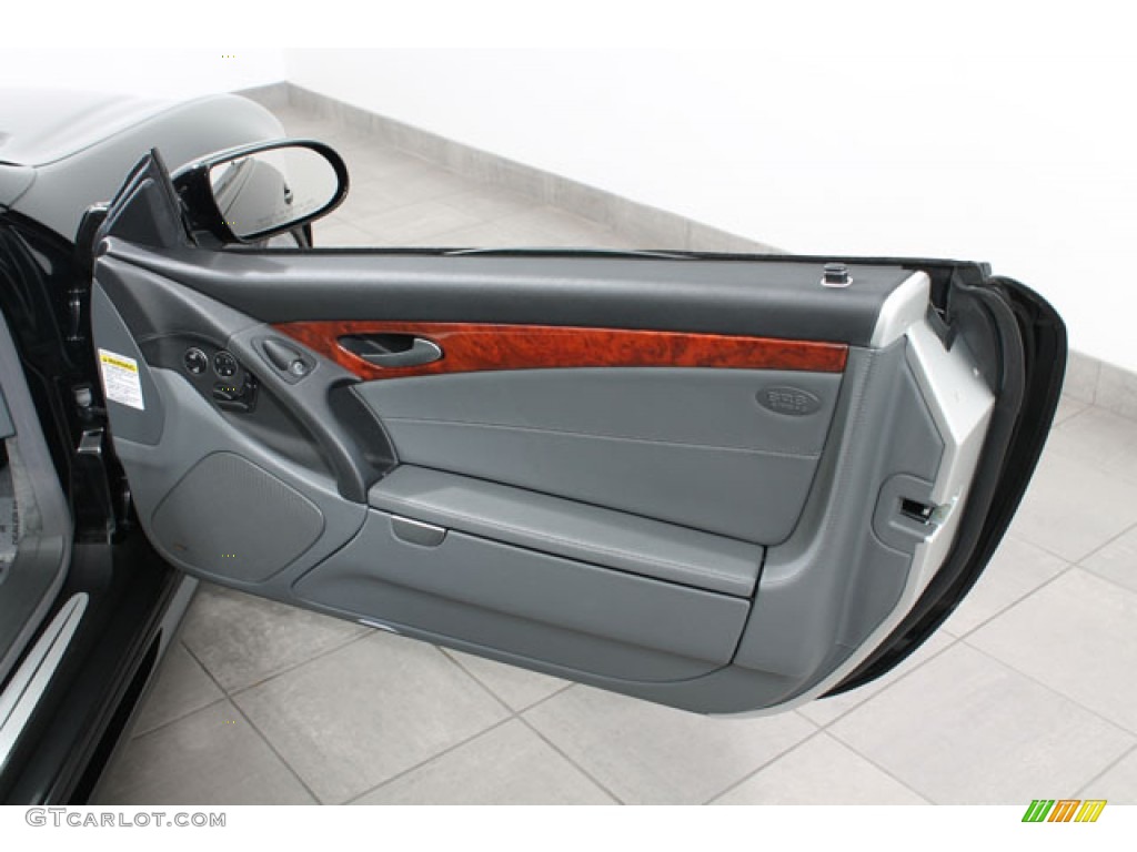 2005 Mercedes-Benz SL 500 Roadster Charcoal Door Panel Photo #73125541