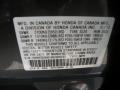 NH736MX: Sterling Gray Metallic 2008 Acura MDX Technology Color Code