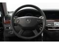 Black 2007 Mercedes-Benz S 550 4Matic Sedan Steering Wheel