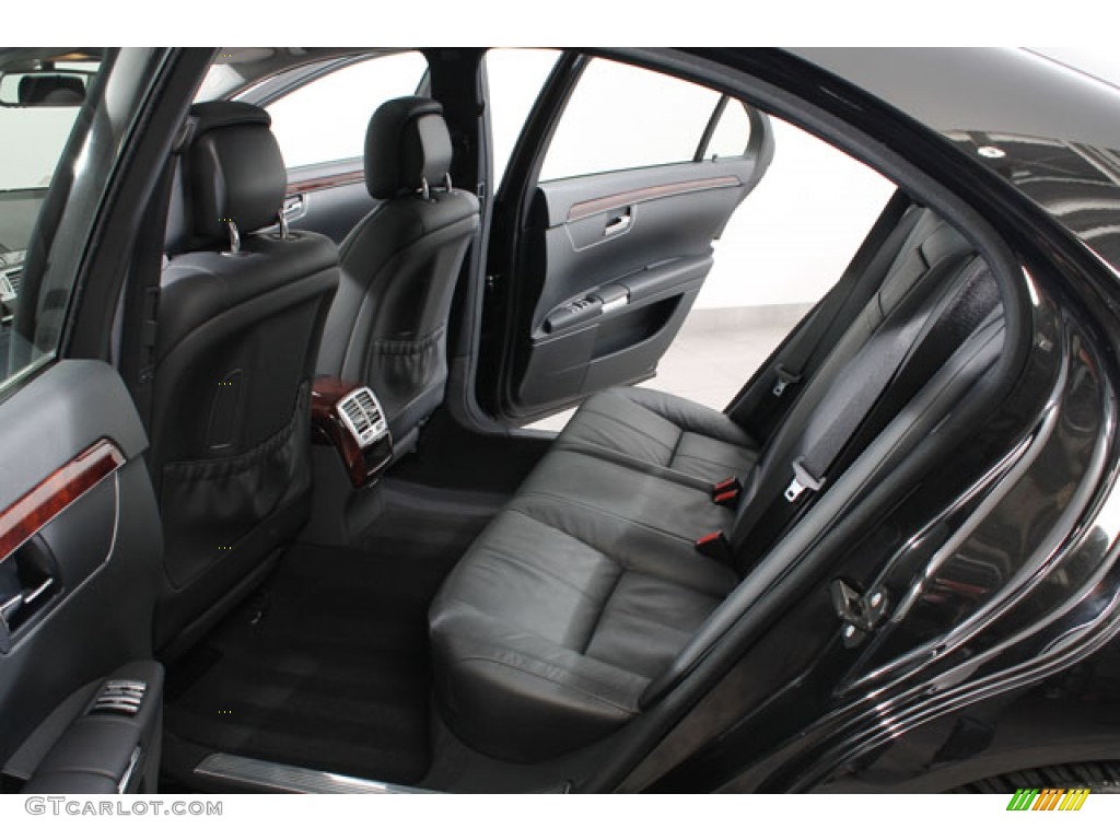 Black Interior 2007 Mercedes-Benz S 550 4Matic Sedan Photo #73126839
