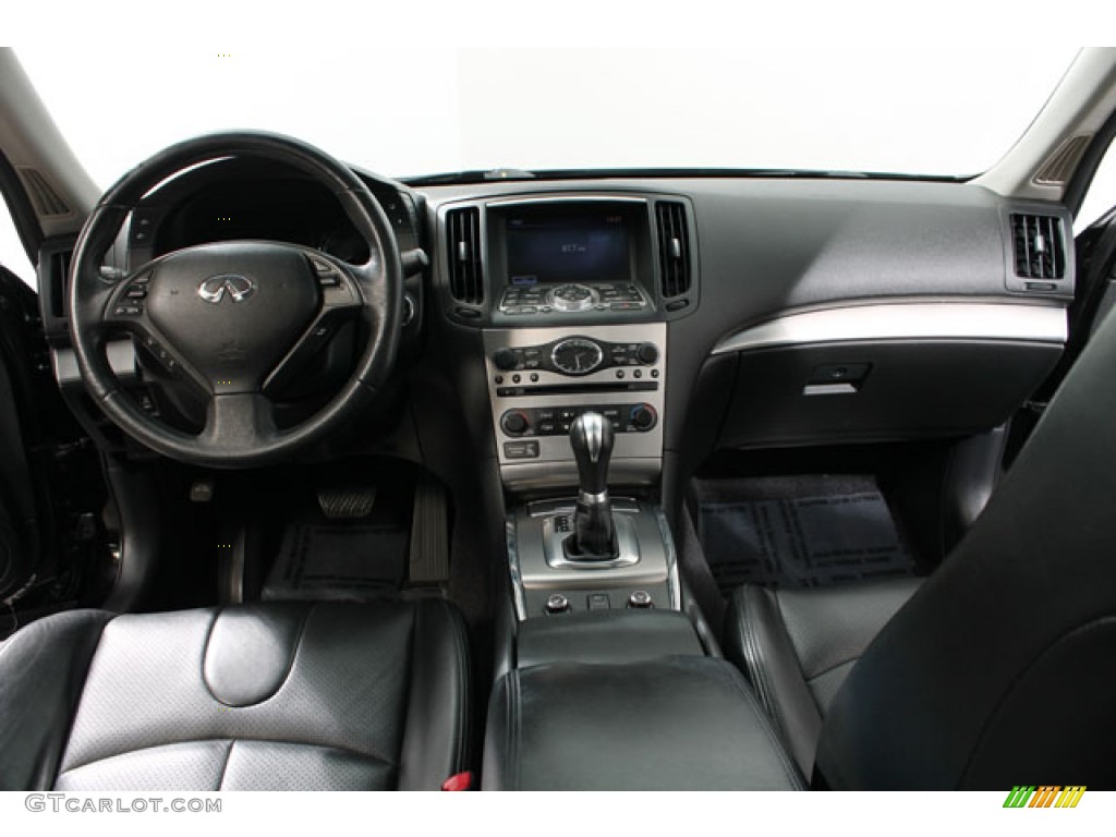 2010 Infiniti G 37 x AWD Sedan Graphite Dashboard Photo #73127182