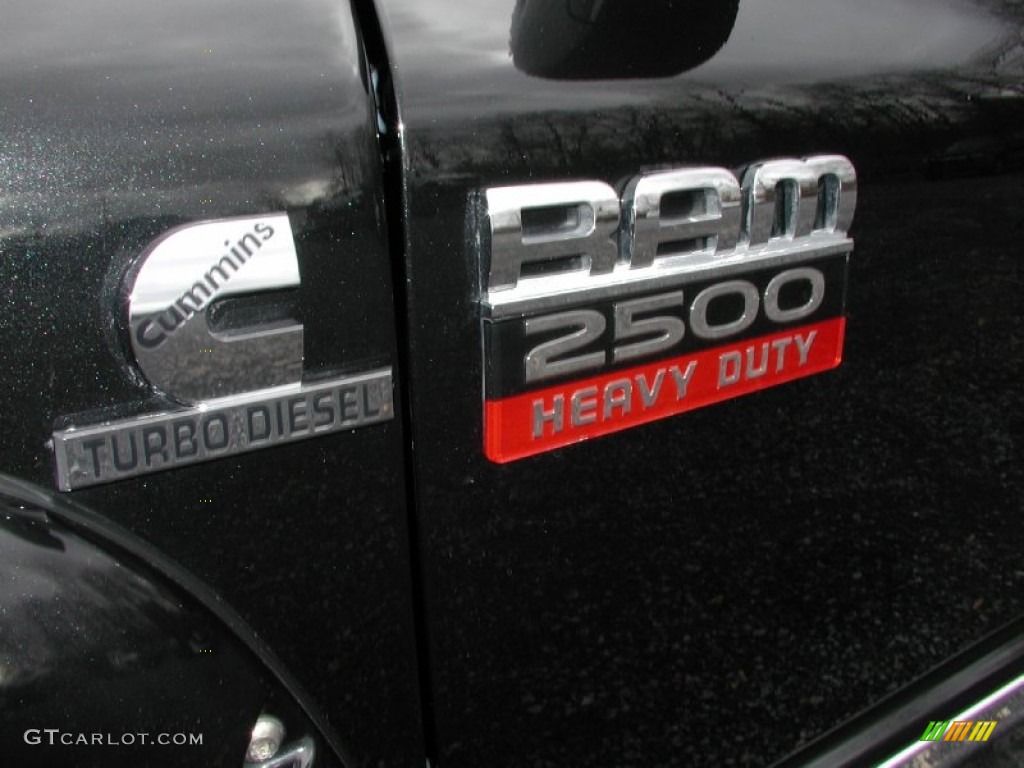 2009 Ram 2500 Lone Star Quad Cab 4x4 - Brilliant Black Crystal Pearl / Medium Slate Gray photo #37