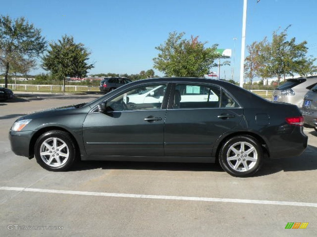 2004 Accord EX V6 Sedan - Deep Green Pearl / Ivory photo #6