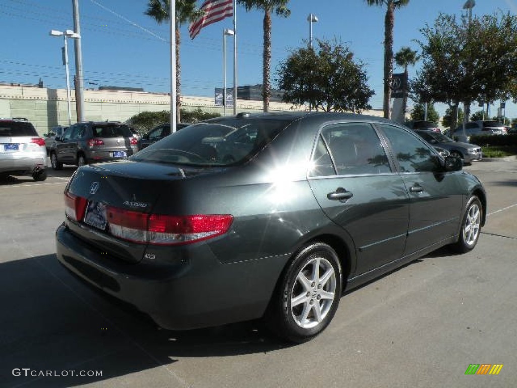 2004 Accord EX V6 Sedan - Deep Green Pearl / Ivory photo #7