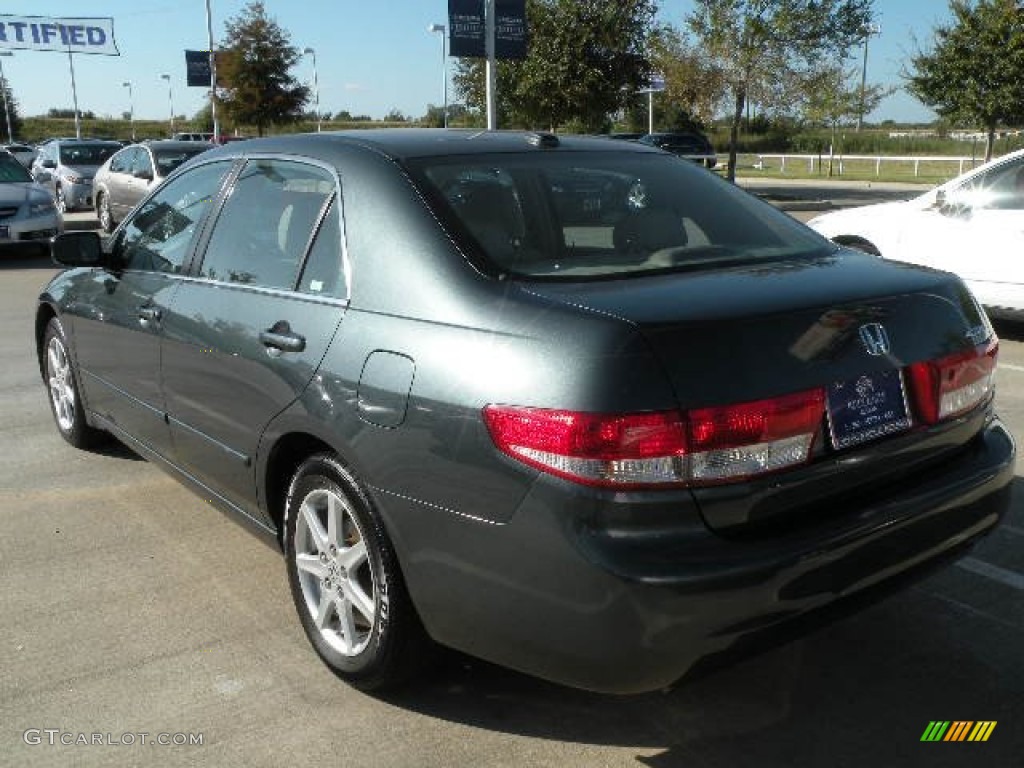 2004 Accord EX V6 Sedan - Deep Green Pearl / Ivory photo #8