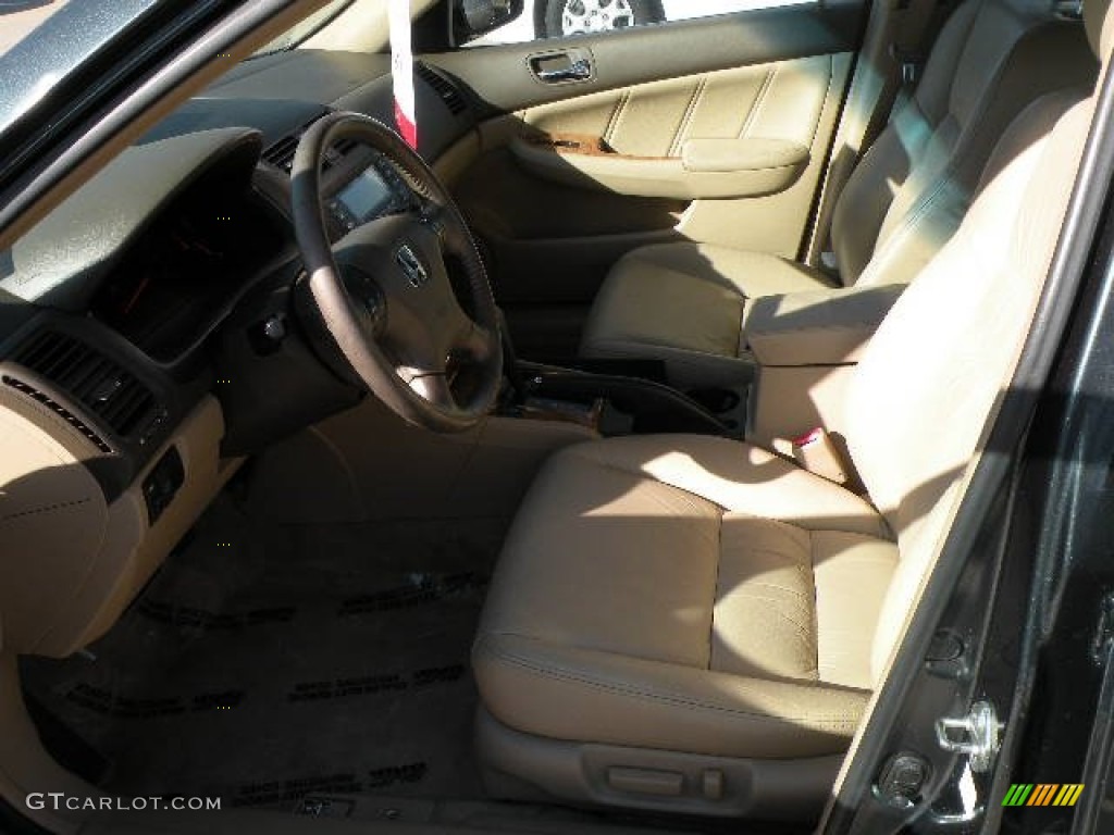 2004 Accord EX V6 Sedan - Deep Green Pearl / Ivory photo #9