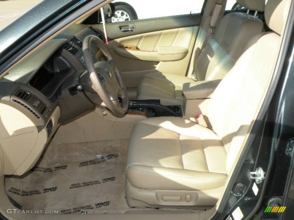 2004 Accord EX V6 Sedan - Deep Green Pearl / Ivory photo #12