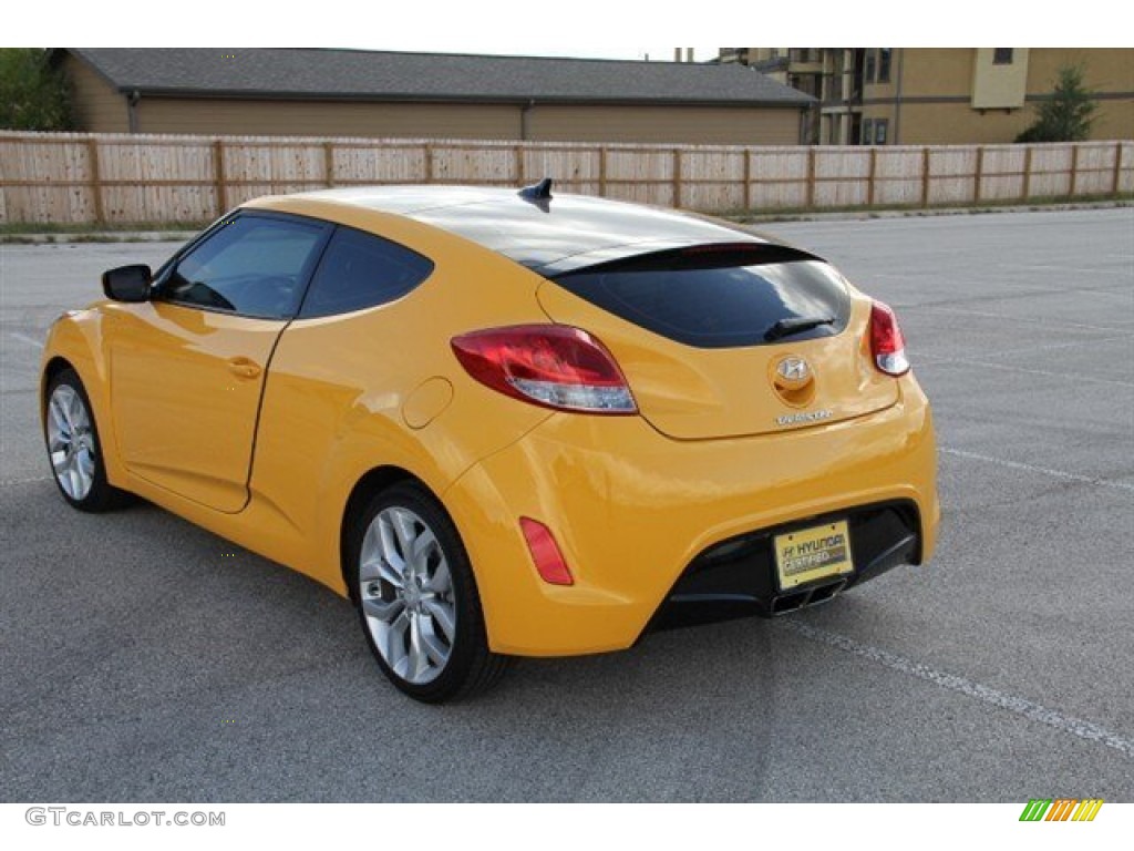 2012 Veloster  - 26.2 Yellow / Black photo #4