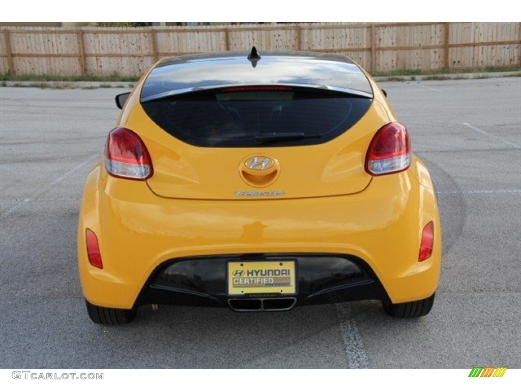 2012 Veloster  - 26.2 Yellow / Black photo #5