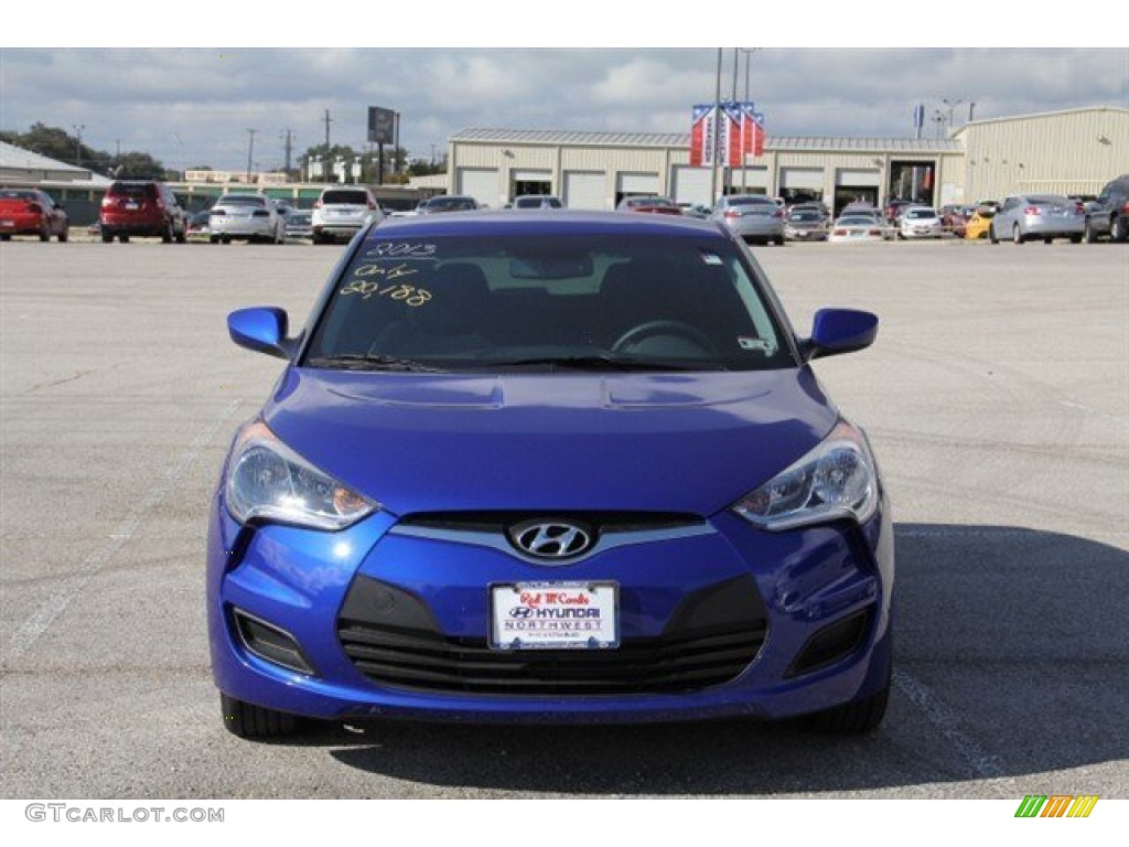 2013 Veloster  - Marathon Blue / Black photo #1