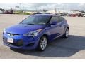 2013 Marathon Blue Hyundai Veloster   photo #2