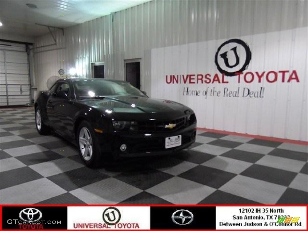 2012 Camaro LT Coupe - Black / Gray photo #1