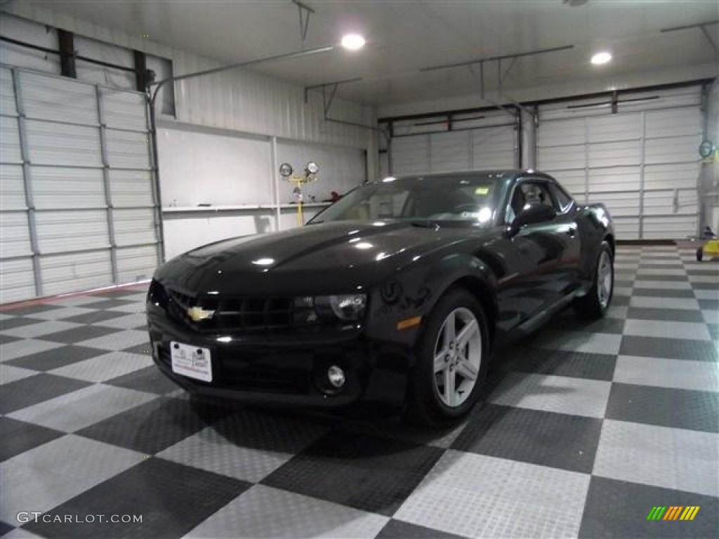 2012 Camaro LT Coupe - Black / Gray photo #3
