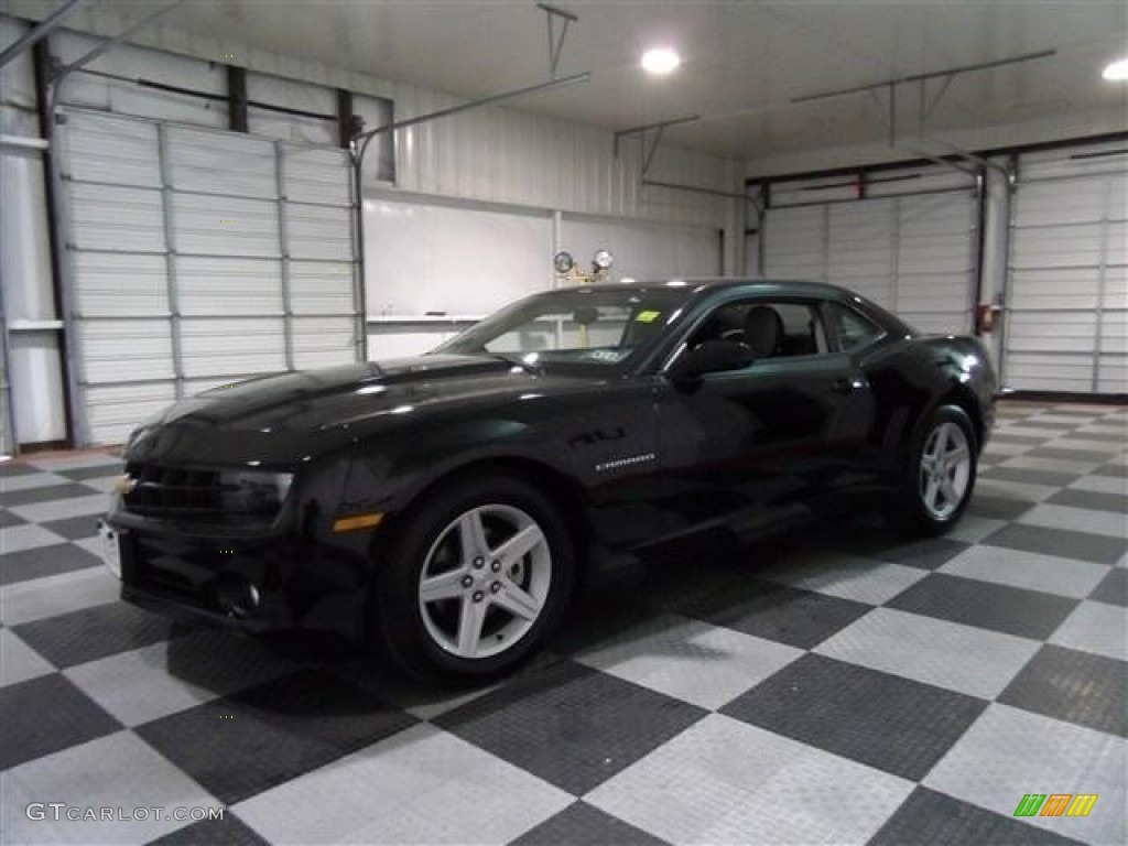 2012 Camaro LT Coupe - Black / Gray photo #4