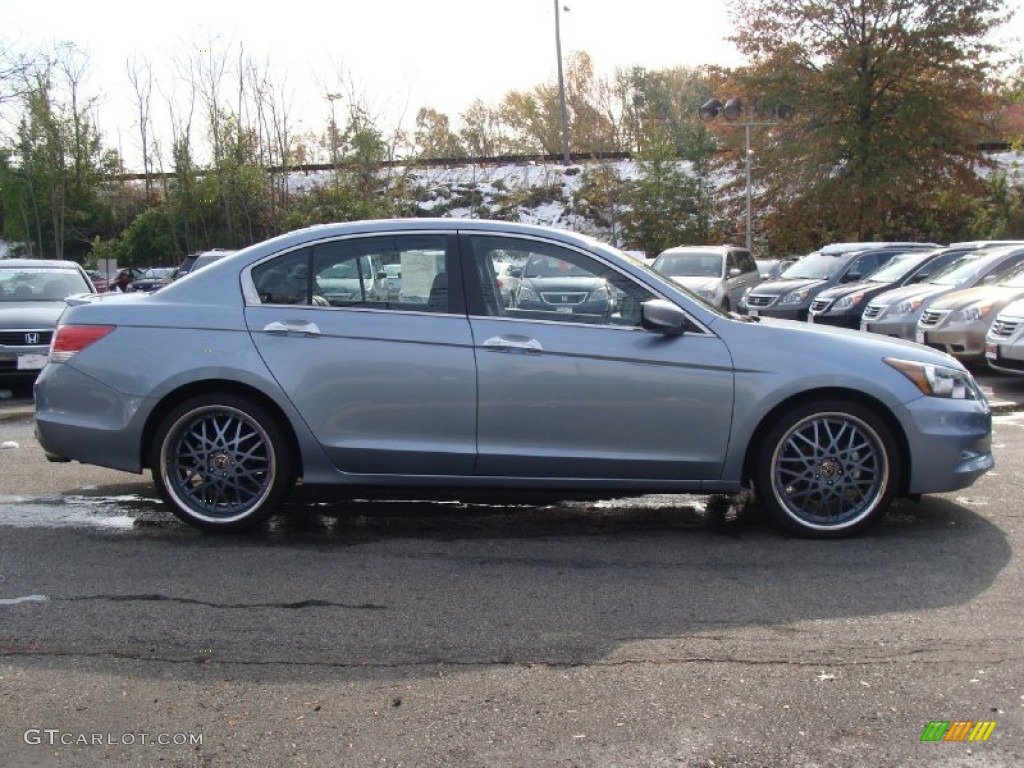 2011 Accord EX-L V6 Sedan - Celestial Blue Metallic / Black photo #8