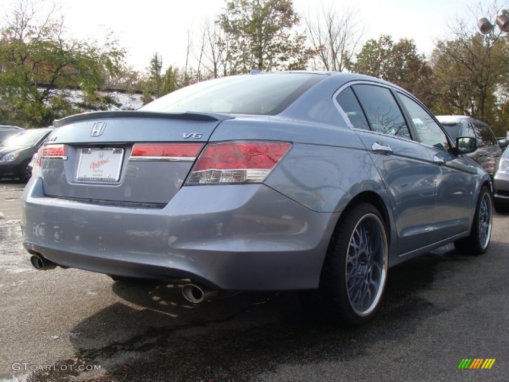 2011 Accord EX-L V6 Sedan - Celestial Blue Metallic / Black photo #9