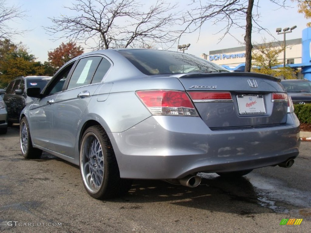 2011 Accord EX-L V6 Sedan - Celestial Blue Metallic / Black photo #11