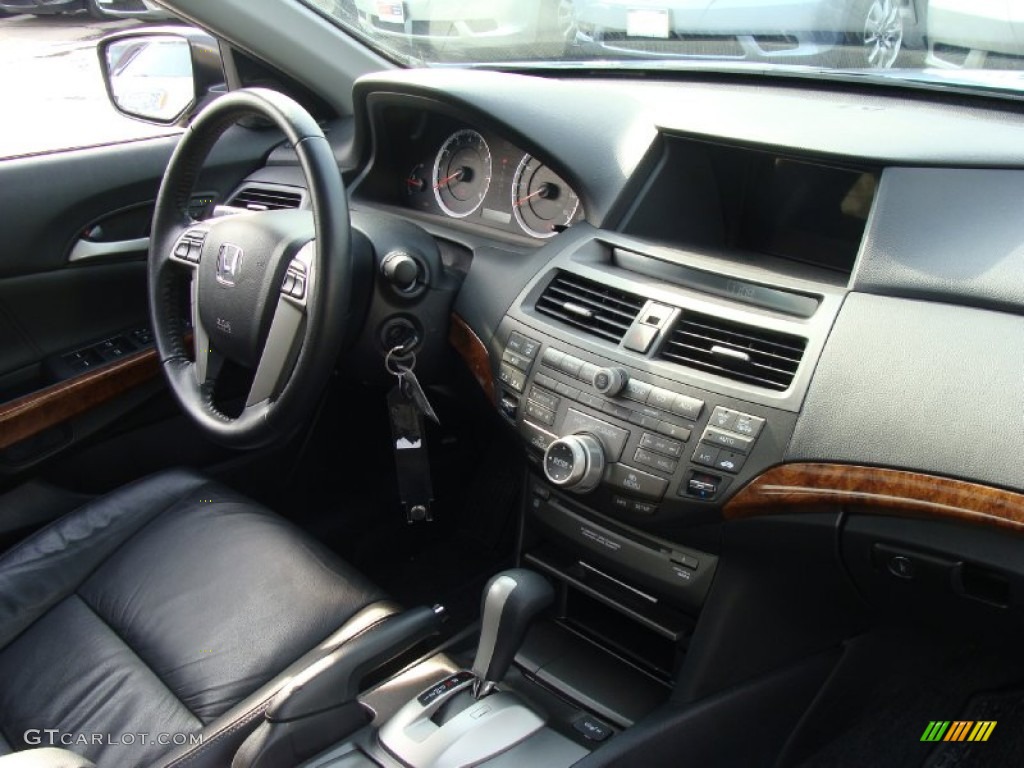 2011 Honda Accord EX-L V6 Sedan Black Dashboard Photo #73130442