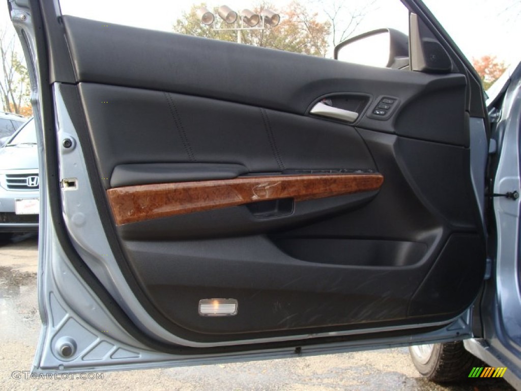 2011 Honda Accord EX-L V6 Sedan Black Door Panel Photo #73130512