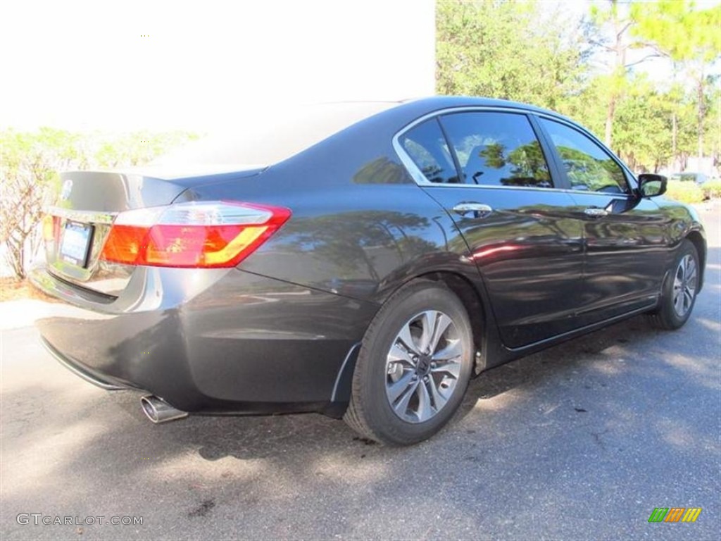 2013 Accord LX Sedan - Hematite Metallic / Black photo #3