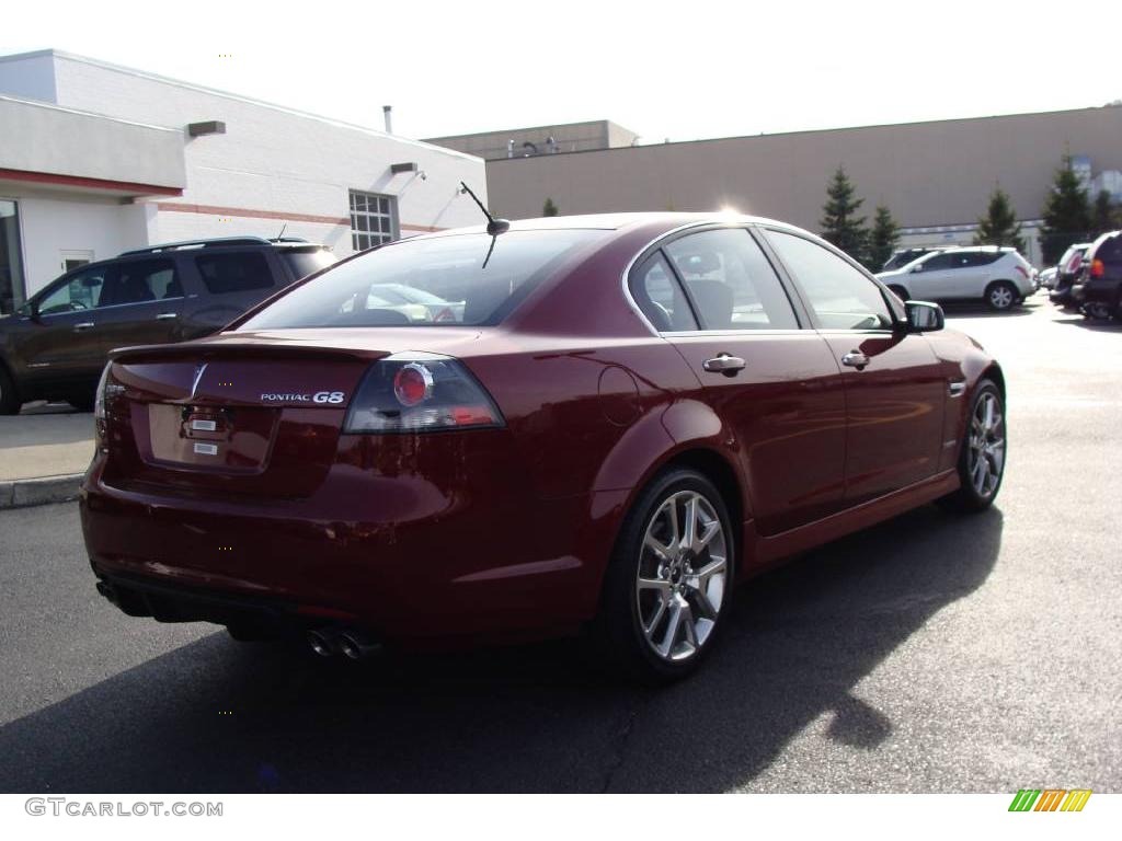 2009 G8 GXP - Sport Red Metallic / Onyx photo #5