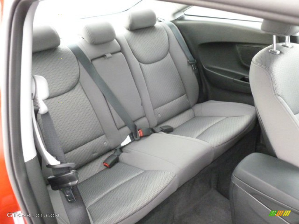 2013 Elantra Coupe GS - Volcanic Red / Gray photo #12