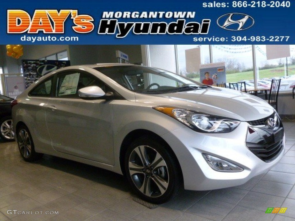 2013 Elantra Coupe SE - Silver / Black photo #1