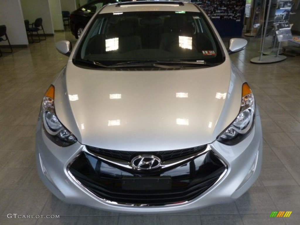 2013 Elantra Coupe SE - Silver / Black photo #2