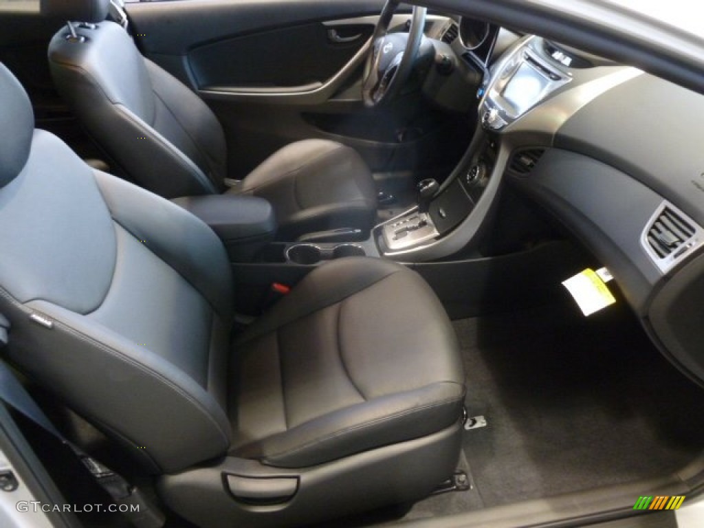 2013 Elantra Coupe SE - Silver / Black photo #9