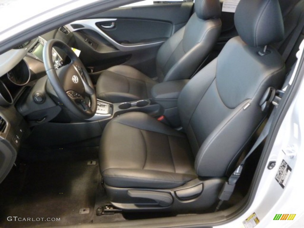 2013 Elantra Coupe SE - Silver / Black photo #15