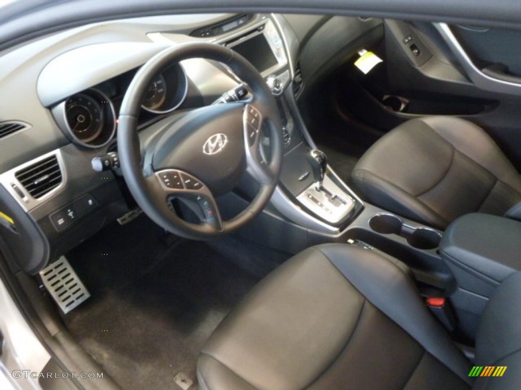 2013 Elantra Coupe SE - Silver / Black photo #16