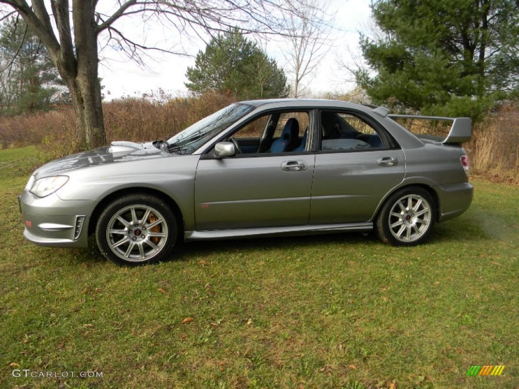Crystal Gray Metallic 2007 Subaru Impreza WRX STi Exterior Photo #73132179