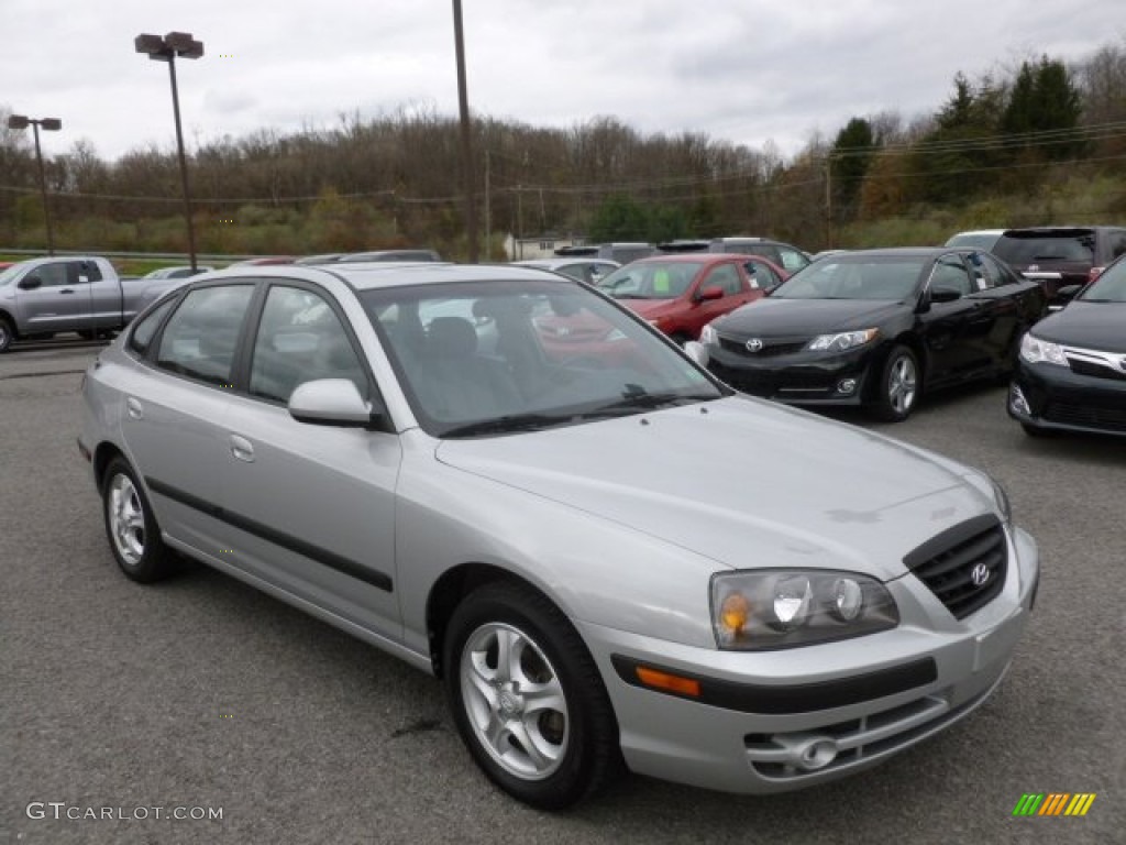 2006 Elantra GT Hatchback - Sterling Silver / Gray photo #1
