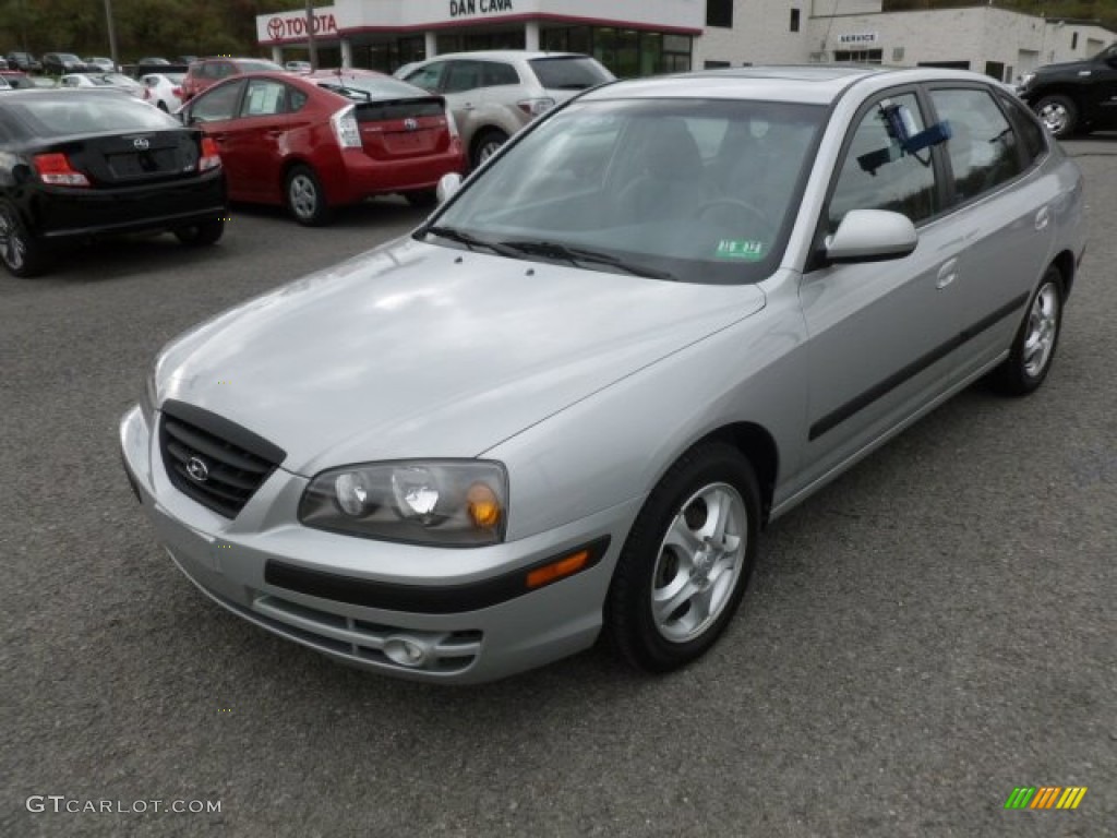 2006 Elantra GT Hatchback - Sterling Silver / Gray photo #3