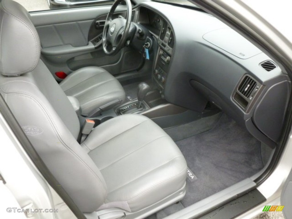 2006 Elantra GT Hatchback - Sterling Silver / Gray photo #8