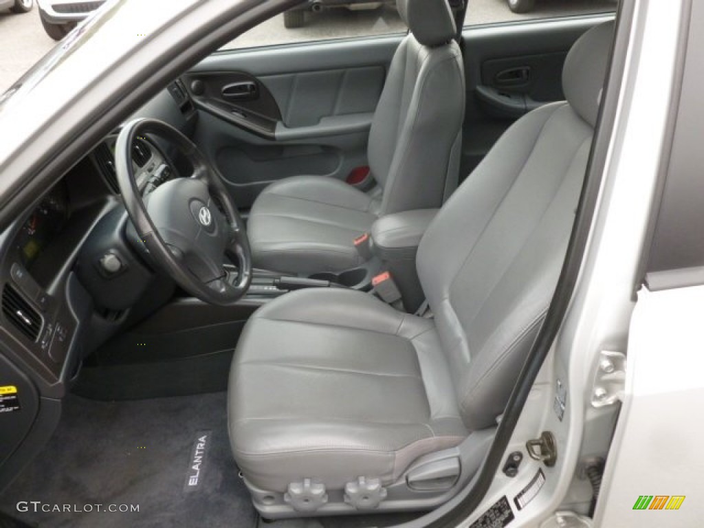 2006 Elantra GT Hatchback - Sterling Silver / Gray photo #11