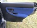 2007 Subaru Impreza Blue Alcantara Interior Door Panel Photo
