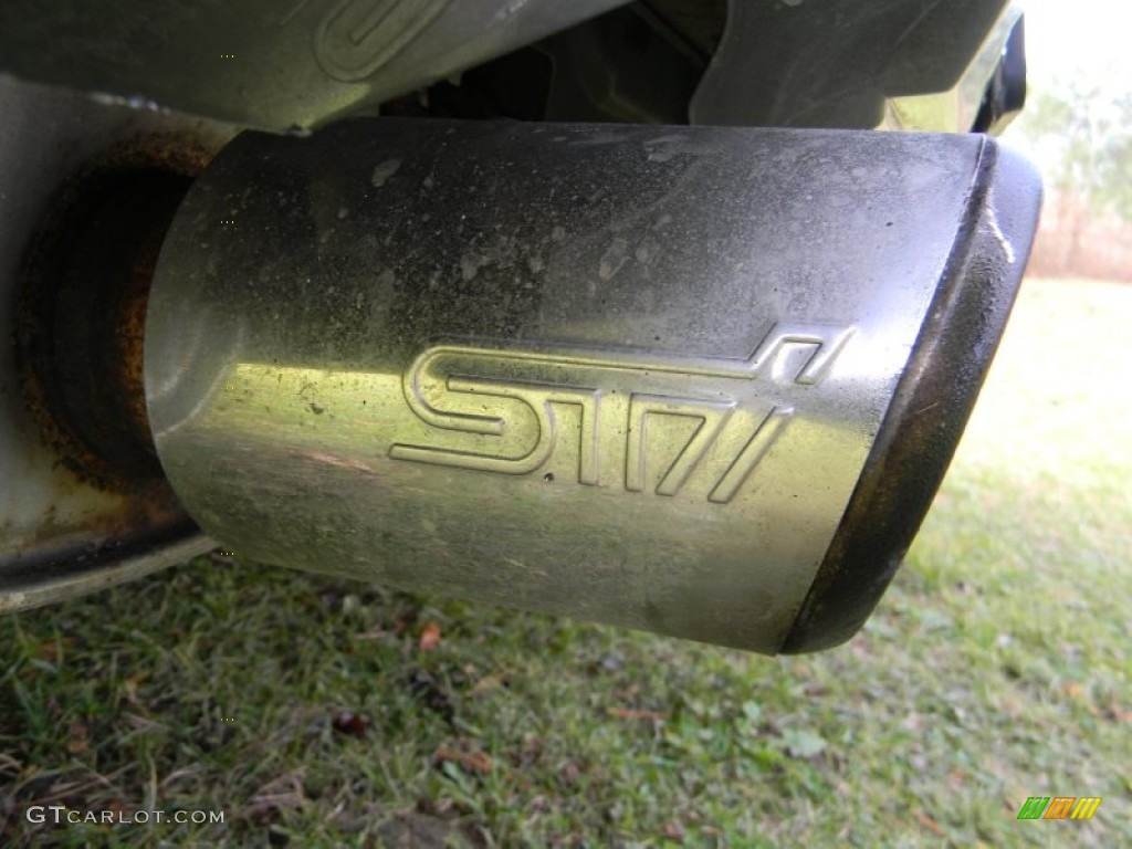 2007 Impreza WRX STi - Crystal Gray Metallic / Blue Alcantara photo #30