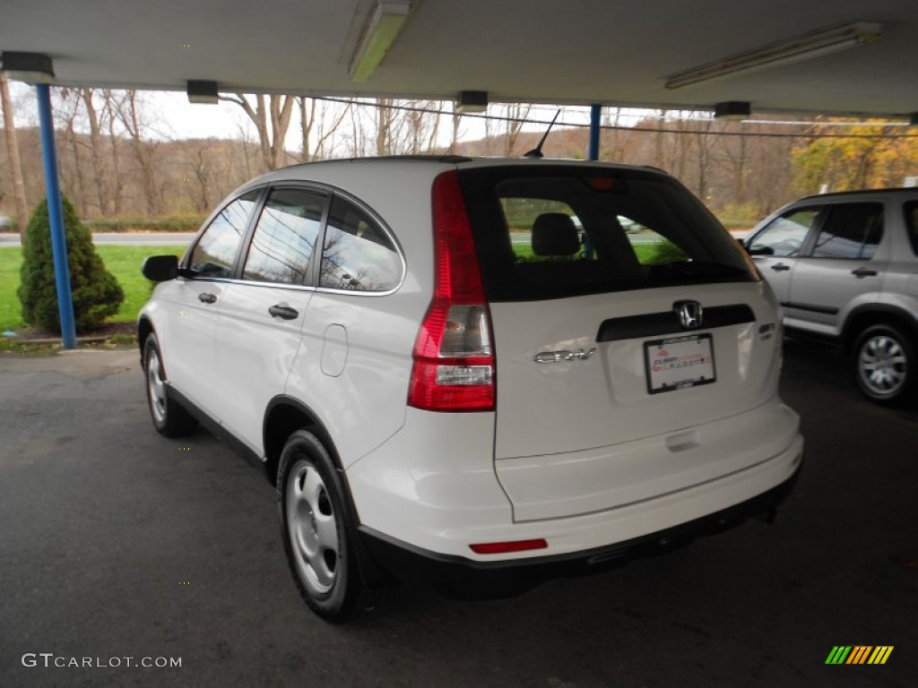 2010 CR-V LX AWD - Taffeta White / Gray photo #2