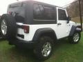 2011 Bright White Jeep Wrangler Rubicon 4x4  photo #8