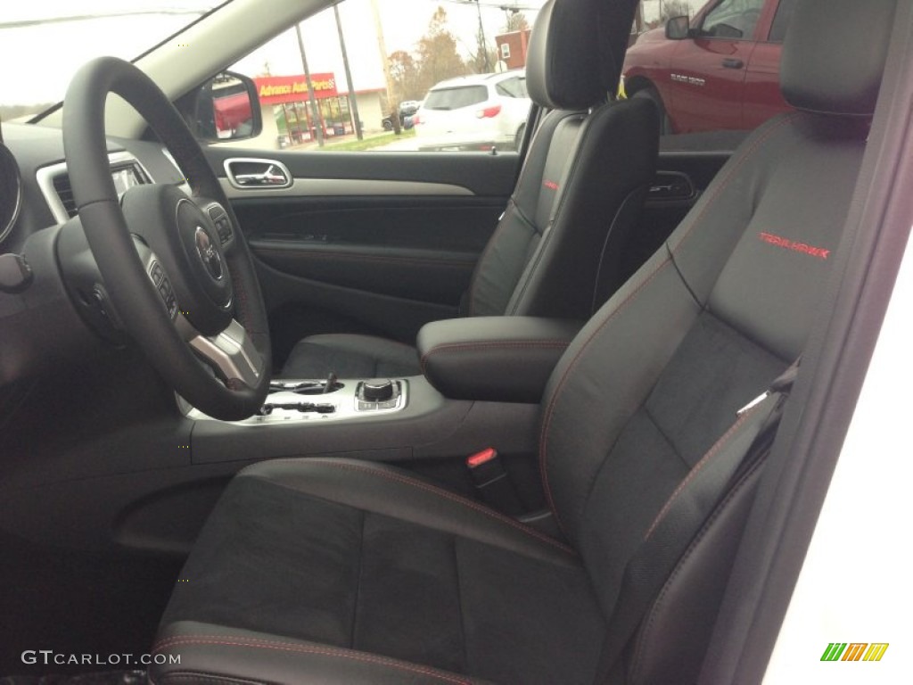 Trailhawk Black/Red Stitching Interior 2013 Jeep Grand Cherokee Trailhawk 4x4 Photo #73137186