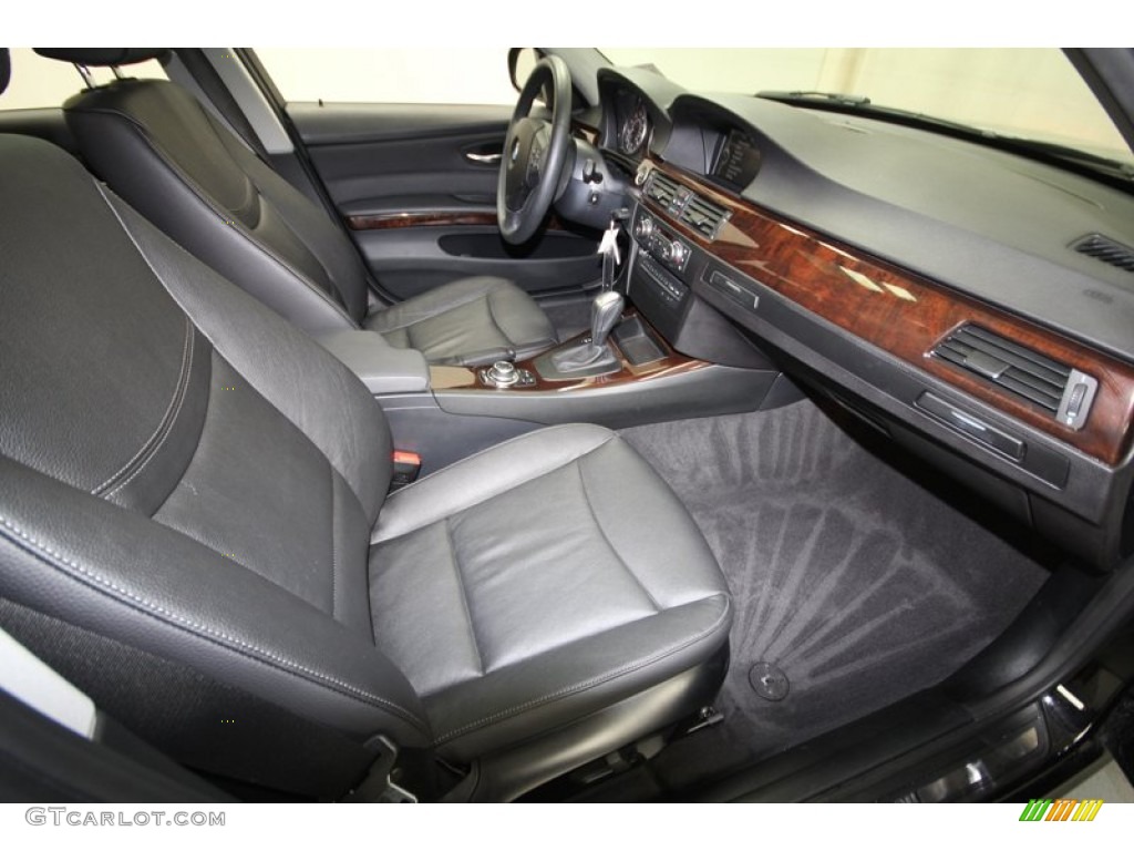 Black Interior 2011 BMW 3 Series 328i Sedan Photo #73137783