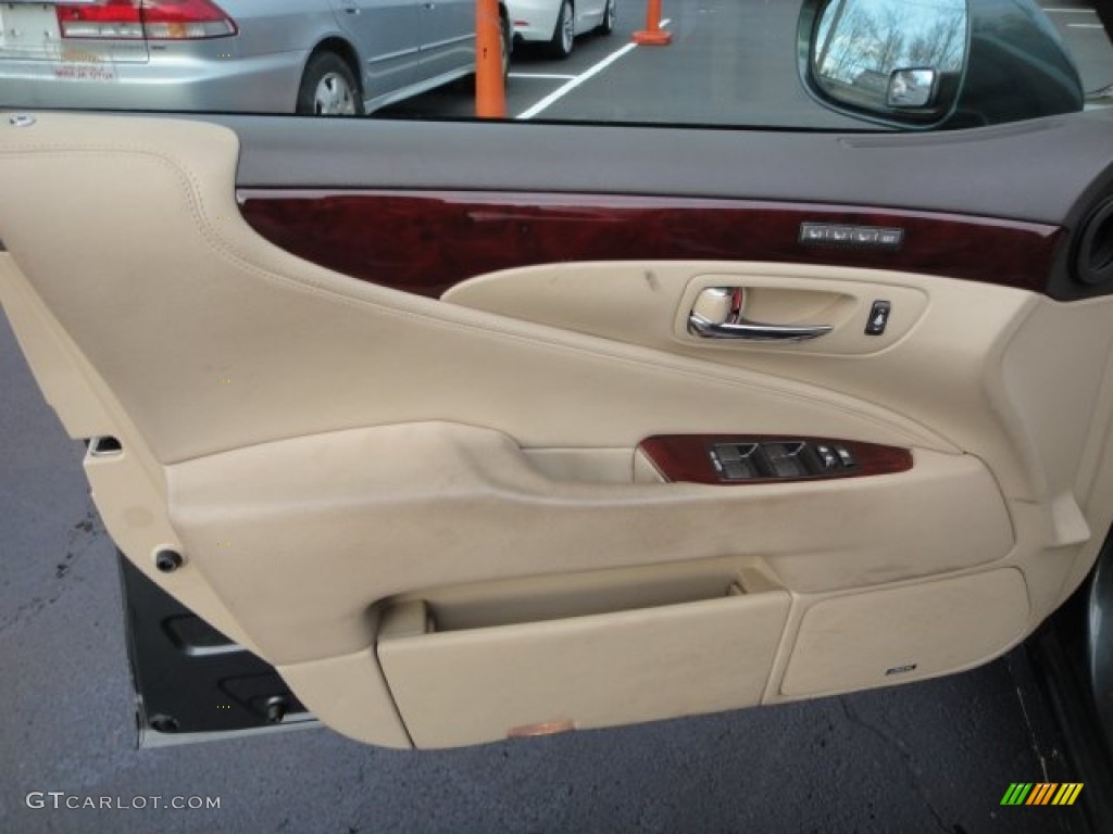 2007 Lexus LS 460 Cashmere Door Panel Photo #73139088