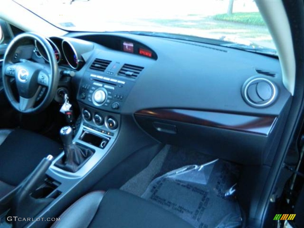 2010 Mazda MAZDA3 MAZDASPEED3 Sport 5 Door Black/Red Dashboard Photo #73139385