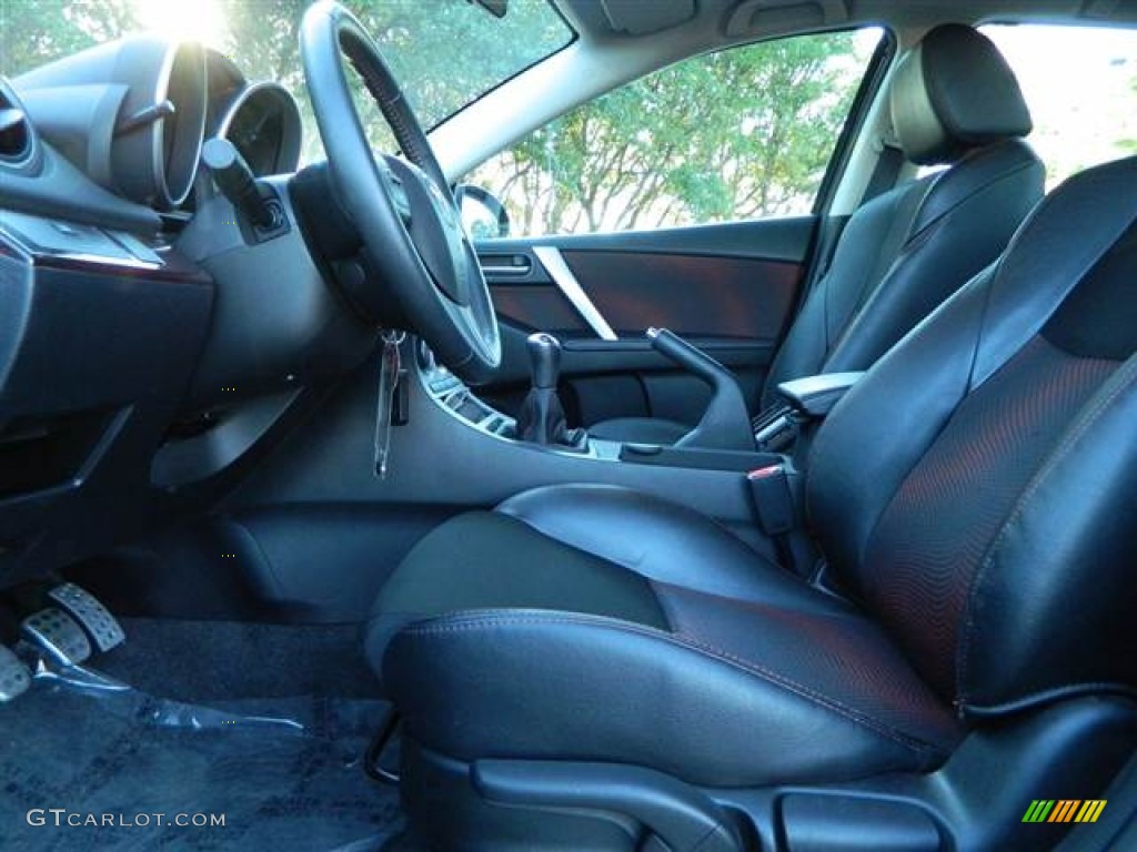 Black/Red Interior 2010 Mazda MAZDA3 MAZDASPEED3 Sport 5 Door Photo #73139558