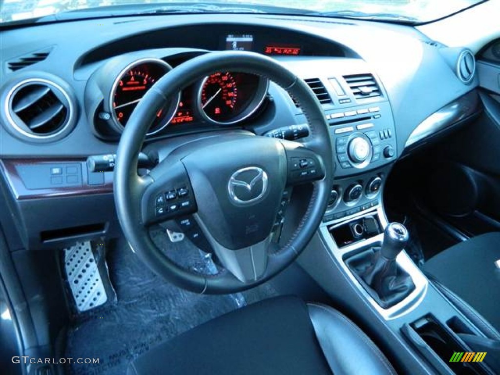 Black/Red Interior 2010 Mazda MAZDA3 MAZDASPEED3 Sport 5 Door Photo #73139577