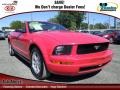 Torch Red 2008 Ford Mustang V6 Deluxe Convertible