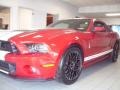 Red Candy Metallic 2013 Ford Mustang Shelby GT500 SVT Performance Package Coupe