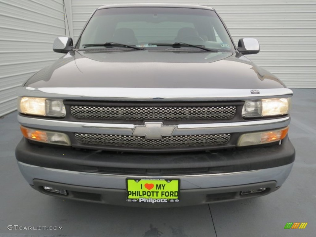 2002 Silverado 1500 LS Extended Cab - Medium Charcoal Gray Metallic / Graphite Gray photo #7